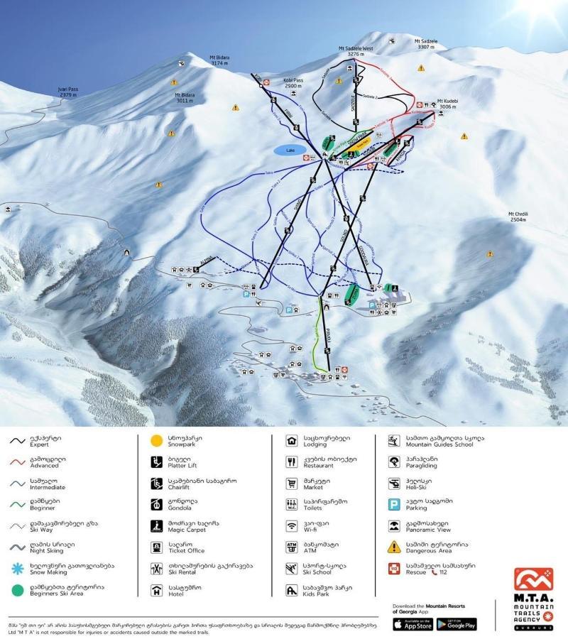 New Gudauri Redco Twins-Premium Mountain Apartment Close The Gondola Lift ภายนอก รูปภาพ